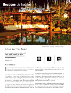 Boutique de Hoteles Casa Yal'maka'an