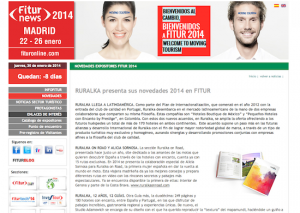 Ruralka News RURALKA presenta sus novedades 2014 en FITUR