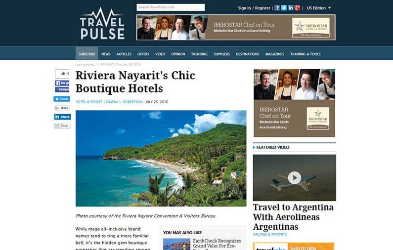 Riviera Nayarit’s Chic Boutique Hotels