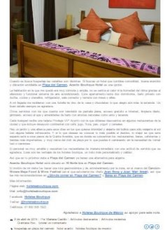 Hotel Acanto, comodidad en Playa del Carmen