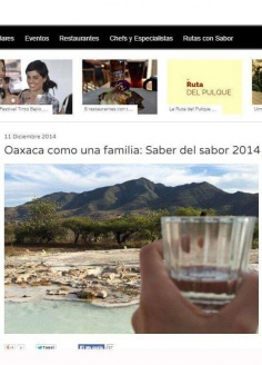 Oaxaca como una familia: Saber del sabor 2014 y otras visitas